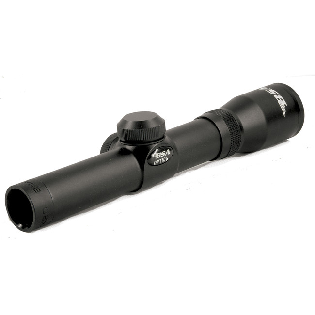 BSA Optics Edge Pistol Scope 2x20mm 1in Mount Duplex Reticle for Handguns - PS2X20 - 631618106572