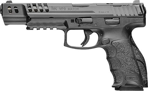 HK VP9 Match, 9mm Luger, 5.5in. Barrel, 17rd, Optics Ready - Black (81000935)