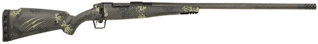 Fierce Firearms ROG65PRC24BF Carbon Rogue  Full Size 6.5 PRC 3+1 24" Hand Lapped/Match Grade Threaded Barrel, Black Cerakote Steel Receiver, Forest Camo Fierce Rogue Carbon Fiber Stock
