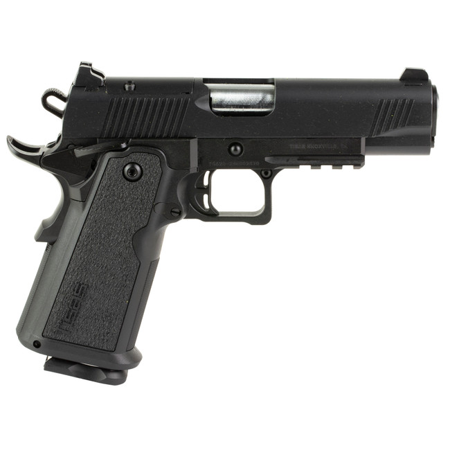 Tisas 1911 Double Stack Carry Pistol - Black | 9mm | 4.25" Barrel | 17rd | Optic Ready - 12500001 - 723551445815