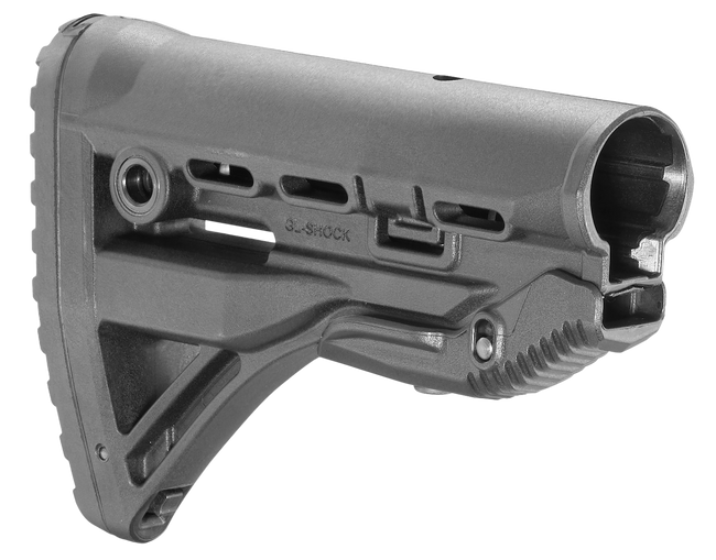 FAB Defense FXGLSHOCK GL-Shock Buttstock for M16 M4 Anti-Rattle Polymer