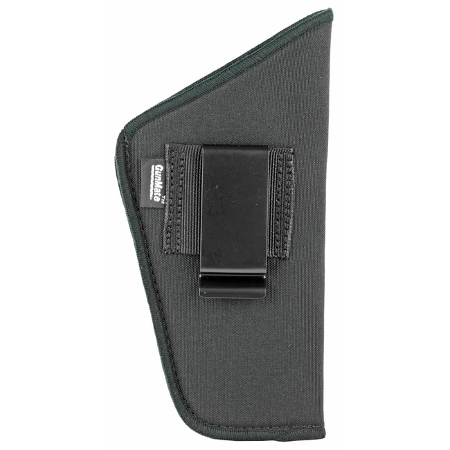 Uncle Mike's 21312 GunMate Holster IWB Size 12 Black Tri-Laminate Belt Clip Fits Large Frame Pistol Fits 4-5" Barrel Ambidextrous - 21312 - 638003213129