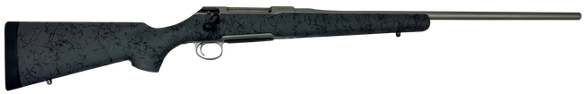 Sauer S1HSGFT65P 100  6.5 PRC Caliber with 4+1 Capacity, 24" Barrel, Gray Cerakote Metal Finish & Gray Black Webbed Fixed HS Precision Stock (Full Size)
