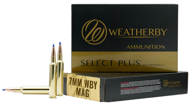 Weatherby Select Plus 7mm Weatherby Magnum Tipped Triple Shock X 140 Grain 20 Rounds