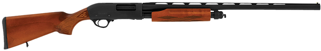 Escort WS 12GA, 28in. Barrel, 4rd, Wood Stock & Forend - Black (HEWS122805W2)