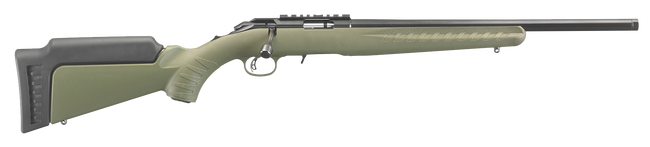 Ruger American Rimfire 22 WMR 18in 9rd OD Green Satin Blued