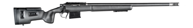 Christensen Arms 8010500400 TFM Long Range Full Size 6mm Creedmoor 4+1, 24" Carbon Fiber Target Profile Barrel, Black Nitride Aluminum Receiver, Natural Carbon Fiber Fixed Long Range Stock