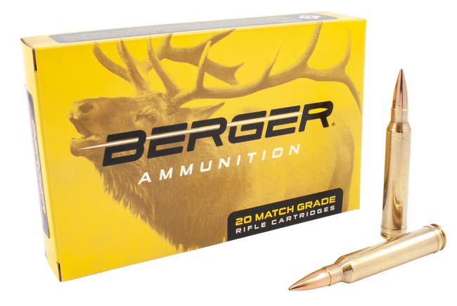 Bergara Berger Bullets 300 Winchester Magnum Hybrid Boat Tail 185 Grain 20 Rounds