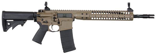 LWRC Icr5ck16sprc 5.56x45mm NATO 16.1in 10+1 Flat Dark Earth Cerakote Adjustable Stock