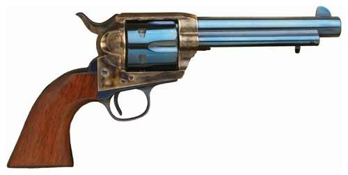 Cimarron P Model 45 Colt 5.5 inch 6 Rounds Charcoal Blue Case Hardened Walnut
