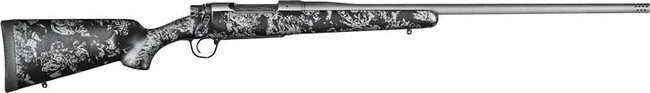 Christensen Arms 8010108600 Mesa FFT 300 PRC 3+1 22" Threaded Barrel, Tungsten Gray Cerakote, Black with Gray Webbing Stock - 8010108600 - 691328238284