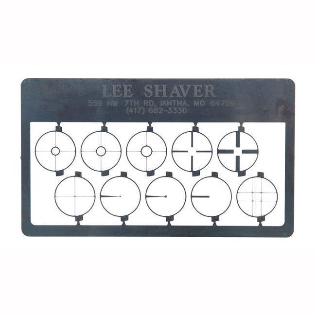 Lee Shaver Post and Aperture Card Redfield Alley Blue Bead Universal Rifles