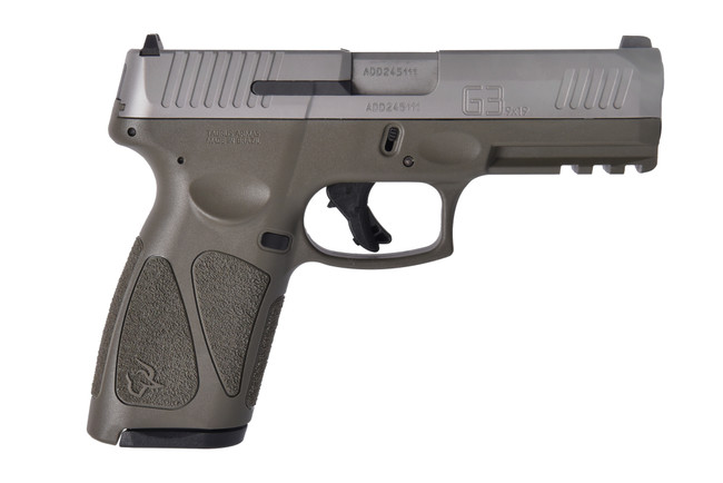 Taurus G3 9mm 4 Inch 17 Round Matte Stainless Olive Drab Green