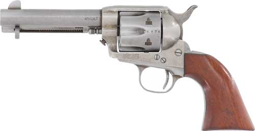 Cimarron Firearms, P-Model, 45 Colt, 4.75 in, 6-Round, Blued Case Colored