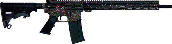 Great Lake Firearms GLFA AR15 .223 Wylde 16 Inch 30 Rounds Cerakote Finish - GL15223BLK - 638457791464