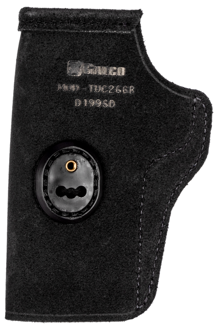 Galco TUC266B Tuck-N-Go 2.0 IWB Black Leather UniClip/Stealth Clip Fits 1911/4-4.25" Barrel Ambidextrous