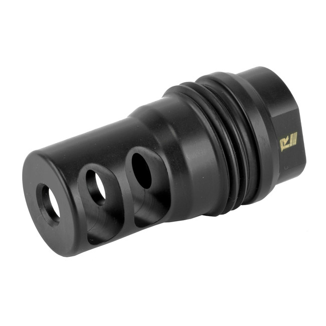 Rugged Suppressor MB010 2 Port Brake  Black for 1/2"-28 tpi Threads & 2.16" OAL for 5.56x45mm NATO Radiant762, Surge762, Razor762 & Micro30 Suppressors - MB010 - 859383006518