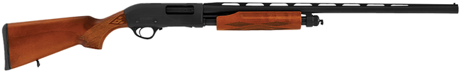 Escort WS 20GA, 28in. Barrel, 4rd, Wood Stock & Forend - Black (HEWS202805W2)