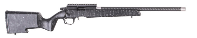Christensen Arms 8011200200 Ranger  22 LR 10+1 18" Carbon Fiber/Threaded Barrel, Black Anodized Finish, Black with Gray Webbing Stock - 8011200200 - 696528087786