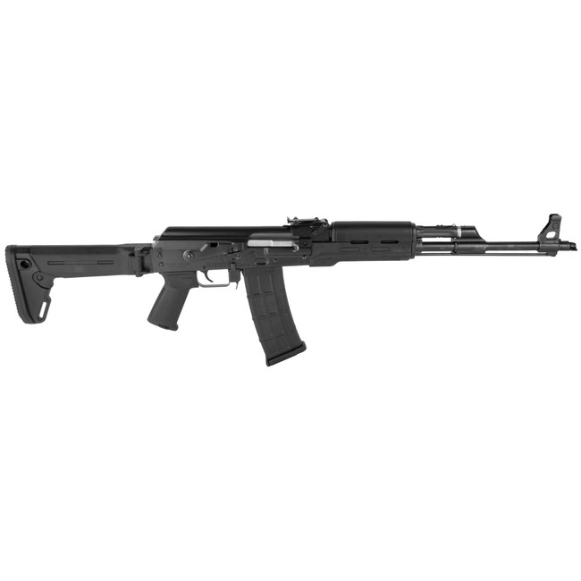 Zastava ZPAPM90 PS AK-47 Rifle BULDGED TRUNNION 1.5MM RECEIVER - Black | 5.56 NATO | 18.25" Chrome Lined Barrel | Hogue Handguard | Magpul Grip | Magpul Zhukov Stock - ZR90556FS - 685757098397