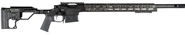 Christensen Arms 8010300600 Modern Precision  6.5 PRC 5+1 24" Threaded Carbon Fiber Barrel, Black Nitride Finish, Black Anodized with Folding Stock, Polymer Grip - 8010300600 - 810651029295