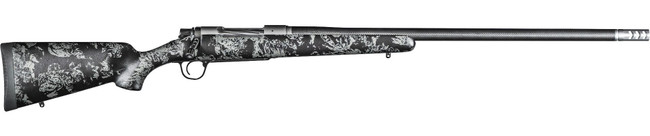 Christensen Arms 8010615900 Ridgeline FFT Full Size 300 PRC 3+1, 22" Stainless Steel Threaded Barrel, Stainless Aluminum Receiver, Black w/Gray Accents Fixed Sporter w/Flash Forged Technology Stock - 8010615900 - 696528091165