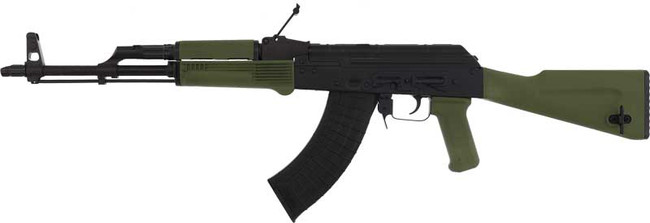Riley Defense RAK47 AK-47 Rifle - Army Green | 7.62x39 | 16" Barrel | Polymer Furniture - RAK102G - 850028892114