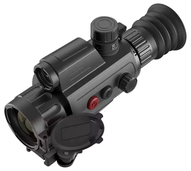 AGM Global Vision 3142555305RA31 Varmint LRF TS35-640 Thermal Rifle Scope Black 2-16x35mm Multi Reticle, 1x/2x/4x/8x Zoom, 640x512 50 Hz Resolution, Features Laser Rangefinder