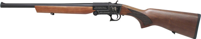Iver Johnson IJ700 20GA, 18.5in. Barrel, 1rd, Wood Stock & Forend - Black (IJ7002018C)