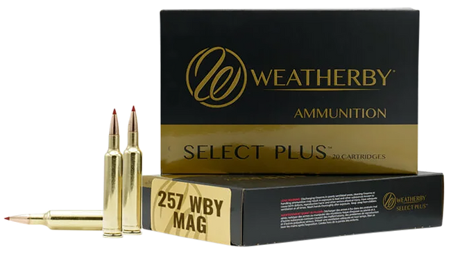 Weatherby Select Plus 257 Weatherby Magnum Hornady ELDX 110 Grain 20 Rounds