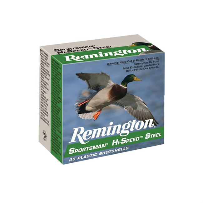 Remington Sportsman Hi-Speed Steel Shotshells 20ga 3" 1oz #4 1300 fps 25/ct