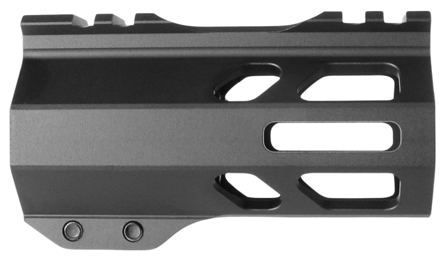 TacFire Ace MLok Handguard 4 Inch for AR15 Hardcoat Anodized Aluminum