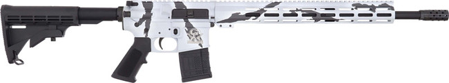 Great Lake Firearms GLFA AR15 Rifle 350 Legend 16 Inch 5 Rounds Pursuit Snow Camo
