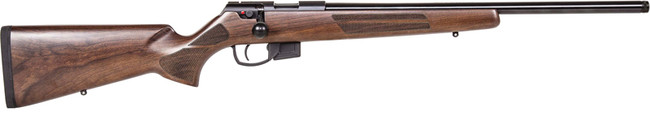 Anschutz 1761D AV HB 17 Hornady Magnum Rimfire (HMR), 18in. Barrel, 5rd, Wood Stock, Heavy Thr. Barrel & Single Stage Trigger - Black (NPN: 15149)