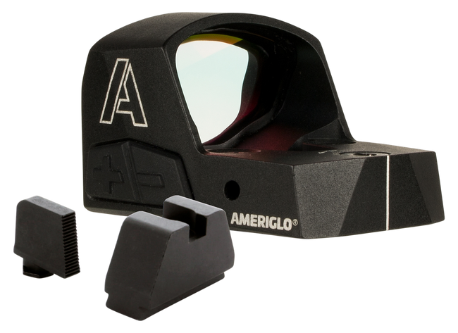 AmeriGlo HVN04 Haven Carry Ready Combo Matte Black 1 x 1.10" x 0.75" 5 MOA  Red Dot
