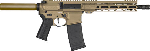 CMMG Pistol Banshee MK4 5.56 NATO 10.5 Inch 30 Rounds Bi-tone Left Hand - 55AED0A-CT