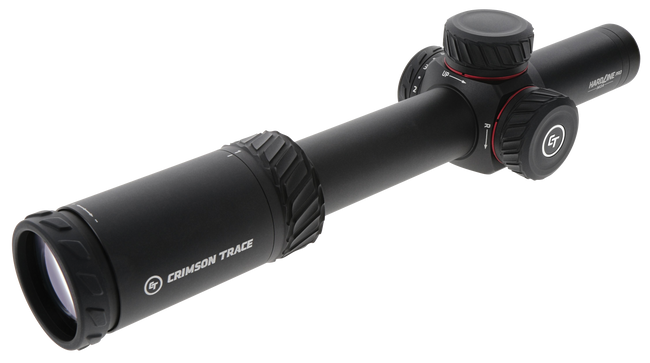 Crimson Trace Hardline Pro Riflescope 1-6x24 30mm First Focal Plane Illuminated Circle Dot Reticle