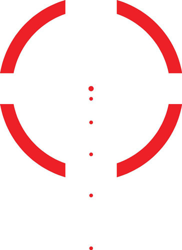 Crimson Trace Hardline Pro Riflescope 1-6x24 30mm First Focal Plane Illuminated Circle Dot Reticle - 0101100 - 810048570478