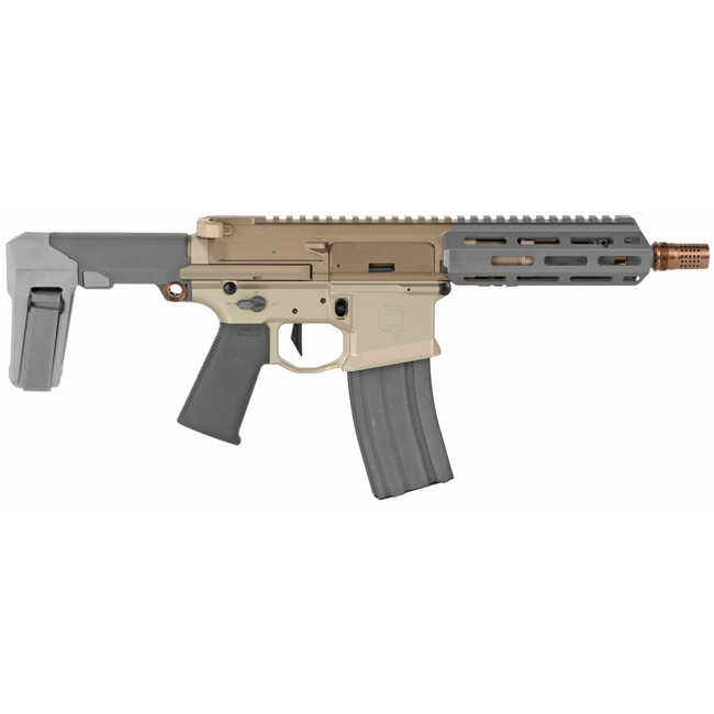 Q Honey Badger AR Pistol - FDE | 300BLK | 7" Barrel | Q Pistol Brace - HB300BLK7PISTOL - 850000857155