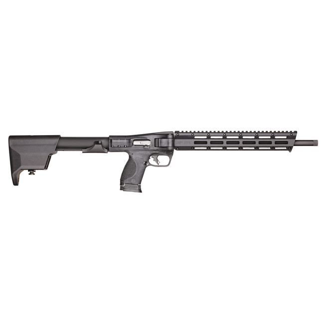 Smith & Wesson 12575 M&P FPC  9mm Luger 17+1/23+1 (3) 16.25" Steel Barrel, Black Anodized Receiver, Adjustable Black Stock, M-LOK Slots w/Picatinny Style Rail Black Polymer Grip - 12575 - 022188892512