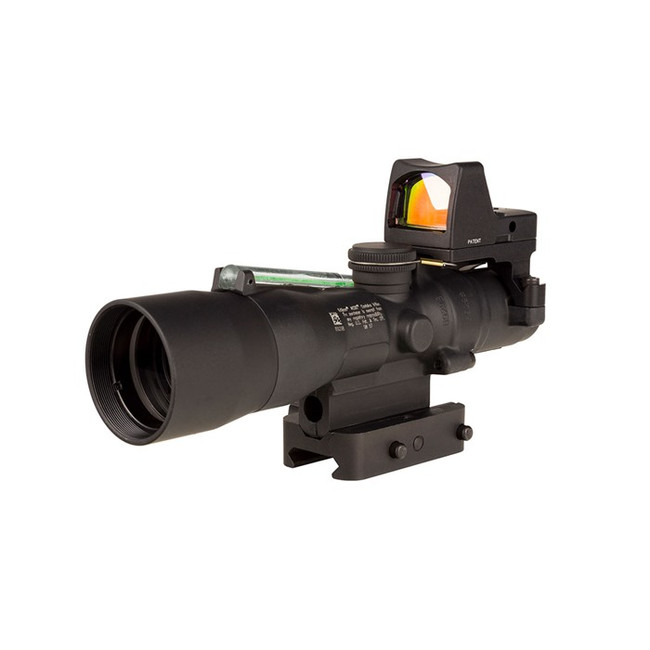 Trijicon Compact ACOG 3x30 Rifle Scope Green Horseshoe Dot with RMR Type 2 for 5.56x45mm