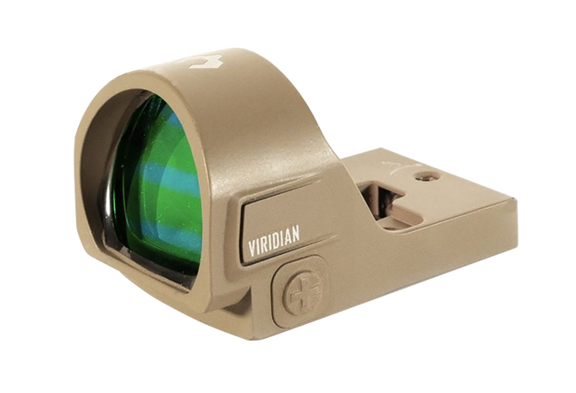 Viridian 9810145 RFX35  Flat Dark Earth 1 x 22 mm x 26 mm 3 MOA Green Dot
