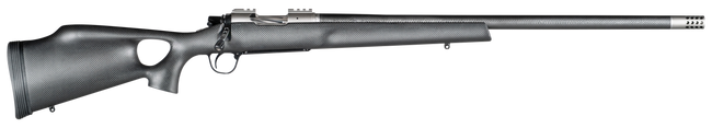 Christensen Arms 8010800800 Summit TI  Full Size 6.8 Western 3+1, 24" Natural Titanium Steel Threaded Barrel, Natural Titanium Aluminum Receiver, Natural Carbon Fiber Fixed Thumbhole Stock