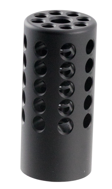 Tactical Solutions 1022CMPMB X-Ring Compensator Black Matte Aluminum with 1/2"-28 tpi Threads .920" Diameter for 22 LR Ruger 10/22