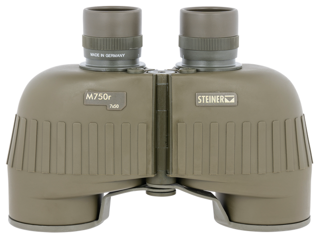 Steiner 2650 M750r 7x50mm Range Finding Reticle Floating Prism Green Rubber Armor Makrolon