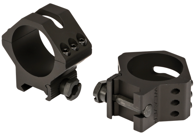 Weaver Six-Hole Picatinny Rings 34mm Low Matte