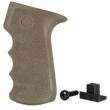 Hogue AK-47 Rubber Grips with Finger Grooves - Desert Tan