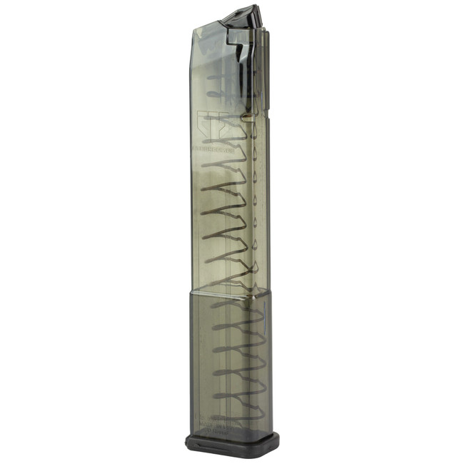 ETS Group 30rd Extended 9mm Luger Magazine for S&W M&P Carbon Smoke Polymer - SMKSW9MP30 - 850016478580