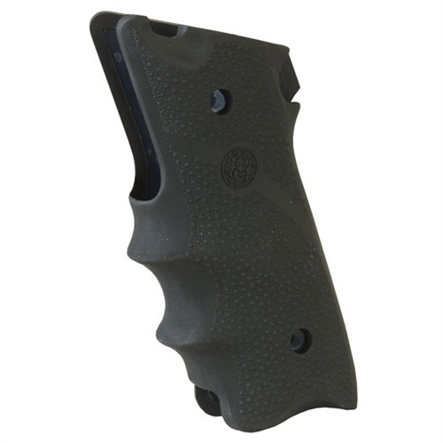 Hogue 82000 Rubber Grip  Black with Finger Grooves for Ruger Mark II, III