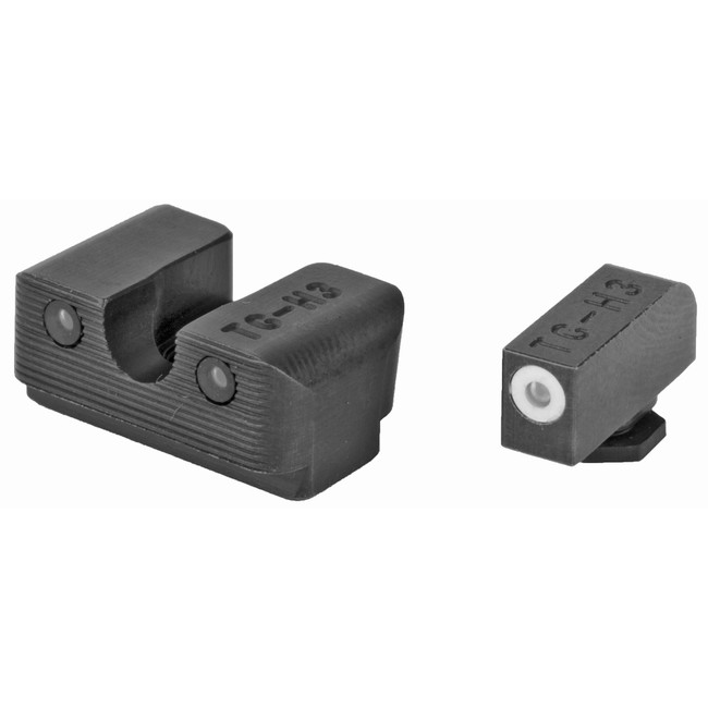 TruGlo Tritium Pro Low Front Green Rear Sights for Glock Handguns - TG231G1W - 788130023761